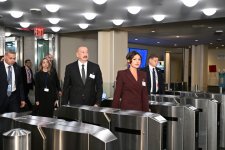 Президент Ильхам Алиев и Первая леди Мехрибан Алиева прибыли в штаб-квартиру ООН (ФОТО/ВИДЕО)