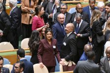 Президент Ильхам Алиев и Первая леди Мехрибан Алиева прибыли в штаб-квартиру ООН (ФОТО/ВИДЕО)