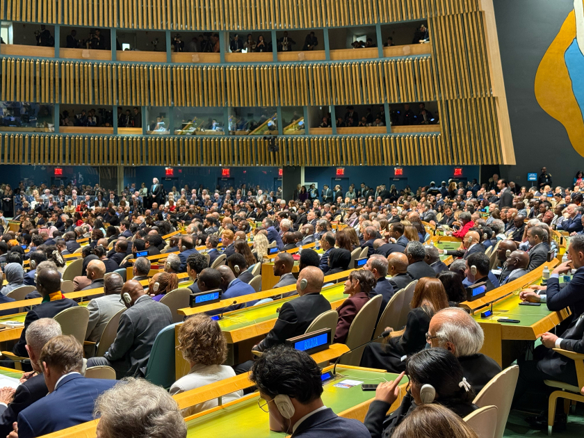 Президент Ильхам Алиев и Первая леди Мехрибан Алиева прибыли в штаб-квартиру ООН (ФОТО/ВИДЕО)