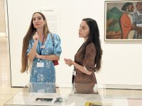 Учредитель и руководитель Общественного объединения IDEA Лейла Алиева и Арзу Алиева посетили Музей современного искусства в Нью-Йорке (ФОТО)