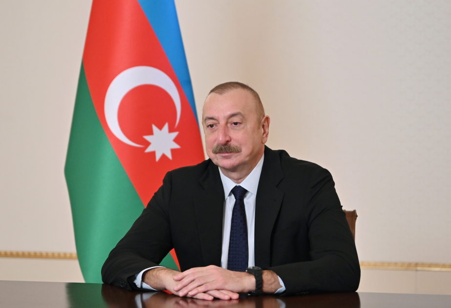 Президент Ильхам Алиев: За последние три года объем грузоперевозок по Среднему коридору через Азербайджан вырос почти на 90 процентов