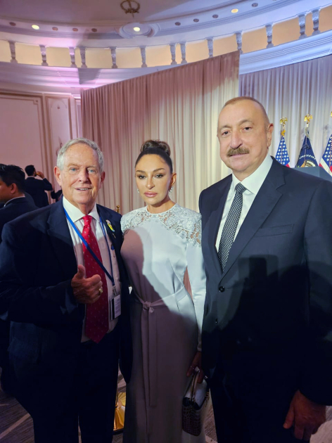 Президент Ильхам Алиев и Первая леди Мехрибан Алиева приняли участие в официальном приеме по случаю 80-й сессии Генеральной Ассамблеи ООН (ФОТО)