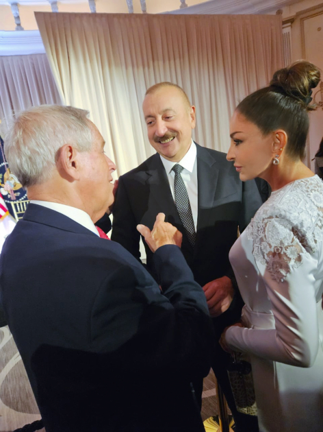 Президент Ильхам Алиев и Первая леди Мехрибан Алиева приняли участие в официальном приеме по случаю 80-й сессии Генеральной Ассамблеи ООН (ФОТО)