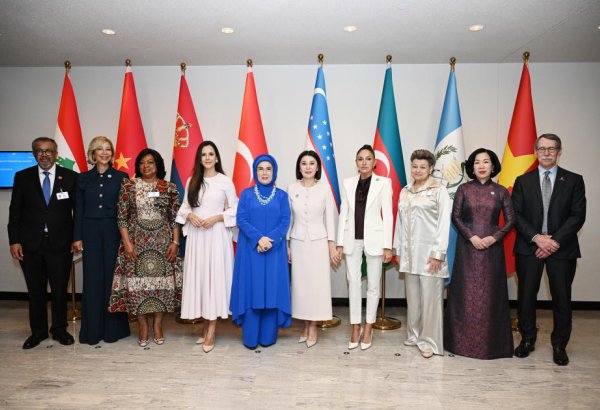 Первая леди Мехрибан Алиева приняла участие в специальной сессии в рамках Генеральной Ассамблеи ООН (ФОТО/ВИДЕО)