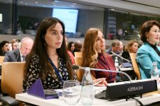 Первая леди Мехрибан Алиева приняла участие в специальной сессии в рамках Генеральной Ассамблеи ООН (ФОТО)