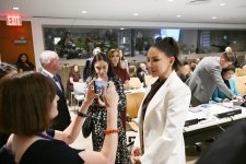 Первая леди Мехрибан Алиева приняла участие в специальной сессии в рамках Генеральной Ассамблеи ООН (ФОТО)