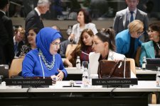 Первая леди Мехрибан Алиева приняла участие в специальной сессии в рамках Генеральной Ассамблеи ООН (ФОТО)