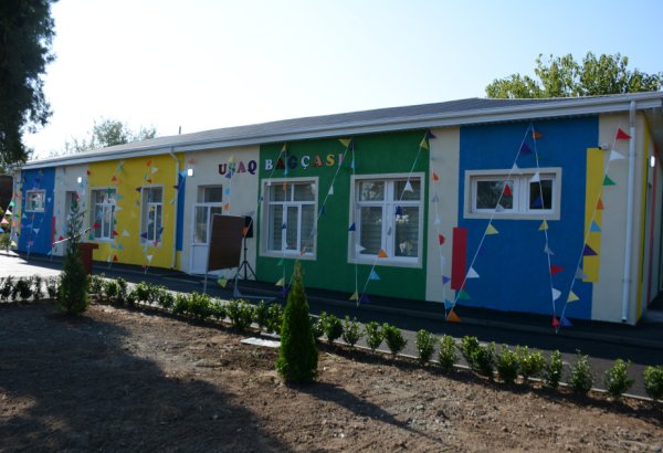 В Тертере сдан в эксплуатацию детский сад, отремонтированный по инициативе Фонда Гейдара Алиева (ФОТО)