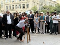 Живое воплощение великих мастеров на улицах Баку - открылись врата истории (ФОТО)