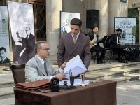 Живое воплощение великих мастеров на улицах Баку - открылись врата истории (ФОТО)