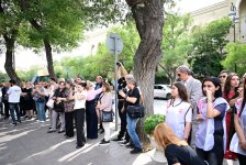 Живое воплощение великих мастеров на улицах Баку - открылись врата истории (ФОТО)