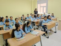 Фонд Гейдара Алиева построил новое здание школы в отдаленном селе Саатлинского района (ФОТО)