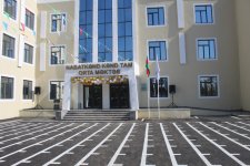 Фонд Гейдара Алиева построил новое здание школы в отдаленном селе Саатлинского района (ФОТО)