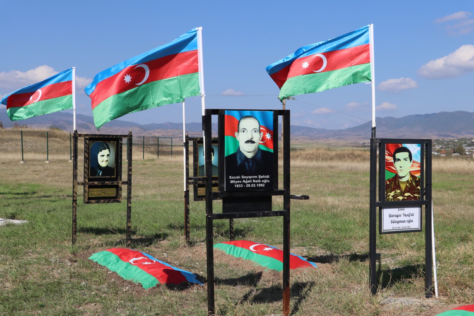 В Ходжалы почтили память шехидов (ФОТО)