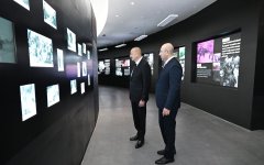 Президент Ильхам Алиев принял участие в открытии Гянджинского мемориального комплекса (ФОТО)
