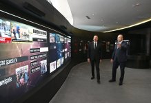 Президент Ильхам Алиев принял участие в открытии Гянджинского мемориального комплекса (ФОТО)