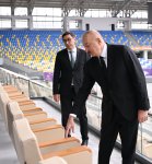 Президент Ильхам Алиев принял участие в открытии Гянджинского городского стадиона (ФОТО)