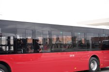 Президент Ильхам Алиев принял участие в открытии Гянджинского автопарка ООО BakuBus (ФОТО)