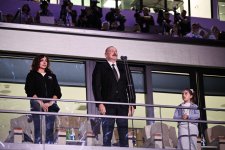 Президент Ильхам Алиев и Первая леди Мехрибан Алиева наблюдали за церемонией открытия III Игр стран СНГ (ФОТО)