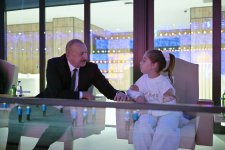 Президент Ильхам Алиев и Первая леди Мехрибан Алиева наблюдали за церемонией открытия III Игр стран СНГ (ФОТО)