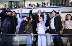 Президент Ильхам Алиев и Первая леди Мехрибан Алиева наблюдали за церемонией открытия III Игр стран СНГ (ФОТО)