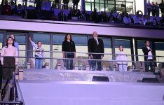 Президент Ильхам Алиев и Первая леди Мехрибан Алиева наблюдали за церемонией открытия III Игр стран СНГ (ФОТО)