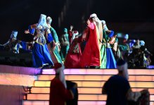 Президент Ильхам Алиев и Первая леди Мехрибан Алиева наблюдали за церемонией открытия III Игр стран СНГ (ФОТО)