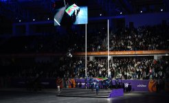Президент Ильхам Алиев и Первая леди Мехрибан Алиева наблюдали за церемонией открытия III Игр стран СНГ (ФОТО)