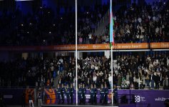 Президент Ильхам Алиев и Первая леди Мехрибан Алиева наблюдали за церемонией открытия III Игр стран СНГ (ФОТО)