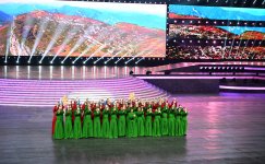 Президент Ильхам Алиев и Первая леди Мехрибан Алиева наблюдали за церемонией открытия III Игр стран СНГ (ФОТО)