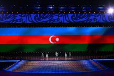 Президент Ильхам Алиев и Первая леди Мехрибан Алиева наблюдали за церемонией открытия III Игр стран СНГ (ФОТО)