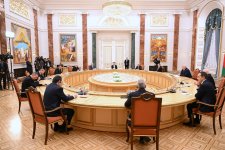 Али Асадов принял участие во встрече членов Совета глав правительств СНГ с Президентом Беларуси (ФОТО)