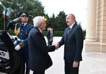 В Баку состоялась церемония официальной встречи Президента Италии Серджо Маттареллы (ФОТО)
