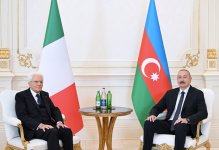 Состоялась встреча Президента Ильхама Алиева и Президента Серджо Маттареллы один на один (ФОТО)