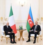 Состоялась встреча Президента Ильхама Алиева и Президента Серджо Маттареллы один на один (ФОТО)