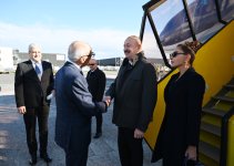 Президент Ильхам Алиев прибыл с рабочим визитом в Данию (ФОТО)