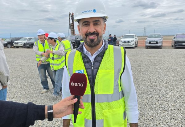 Masdar осуществляет очень важный и уникальный для Азербайджана проект - представитель компании
