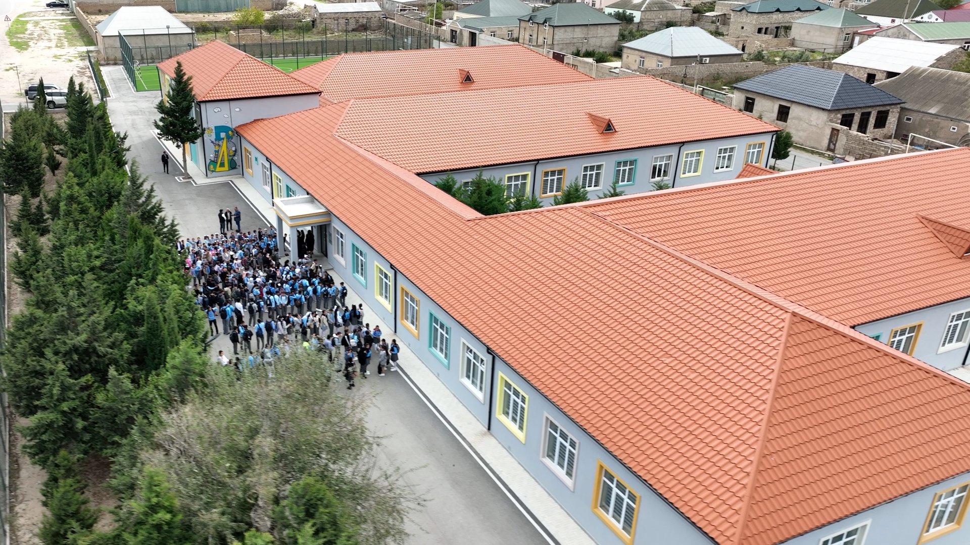 В Хазарском районе города Баку сдано в пользование новое школьное здание (ФОТО)