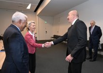 Президент Ильхам Алиев встретился в Копенгагене с президентом Европейского совета и президентом Европейской комиссии (ФOTO)