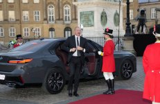 Президент Ильхам Алиев принял участие в приеме в Копенгагене (ФОТО)