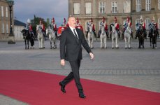 Президент Ильхам Алиев принял участие в приеме в Копенгагене (ФОТО)