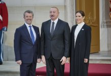 Президент Ильхам Алиев принял участие в приеме в Копенгагене (ФОТО)