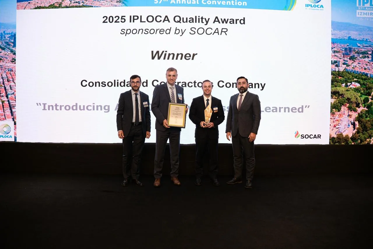 SOCAR MGO приняла участие в церемонии вручения награды IPLOCA Quality Award (ФОТО)