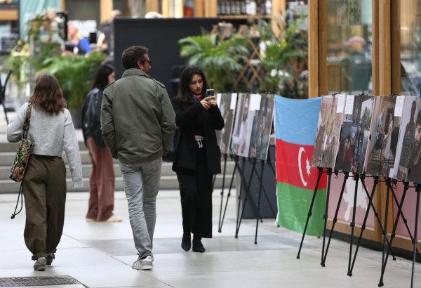 Впервые в Европе по линии НПО проводится серия выставок, посвященных минной проблеме Азербайджана
