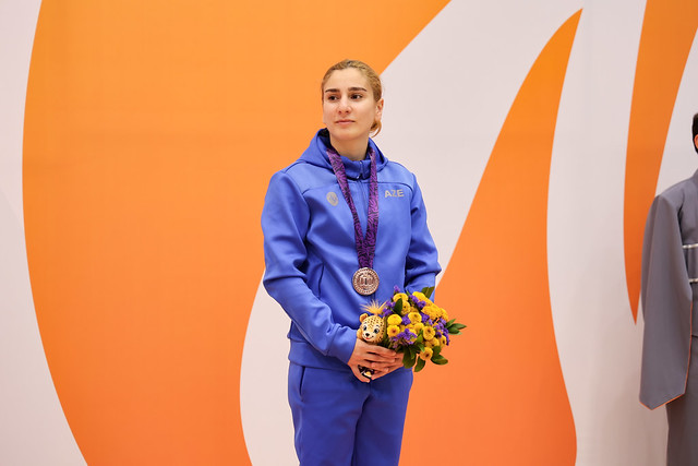 Азербайджанские гимнасты завоевали шесть медалей на Играх стран СНГ в Шеки (ФОТО)