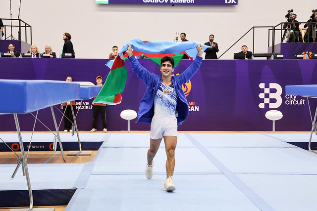 Азербайджанские гимнасты завоевали шесть медалей на Играх стран СНГ в Шеки (ФОТО)