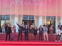 Азербайджанские звезды кино на красной дорожке кинофестиваля Korkut Ata в Казахстане (ФОТО)