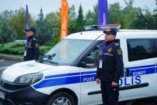 Сотрудники полиции Азербайджана работают в усиленном режиме в связи с III Играми стран СНГ (ФОТО)