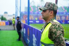 Сотрудники полиции Азербайджана работают в усиленном режиме в связи с III Играми стран СНГ (ФОТО)