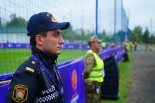 Сотрудники полиции Азербайджана работают в усиленном режиме в связи с III Играми стран СНГ (ФОТО)